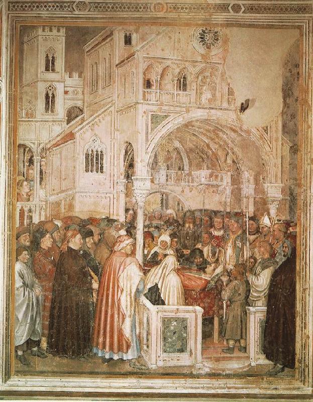 ALTICHIERO da Zevio Death of St Lucy oil painting image